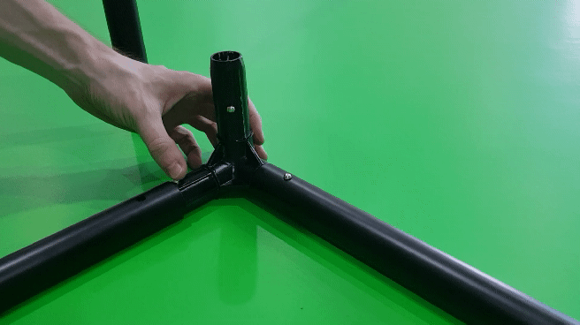 Connecteur d'angle en plastique pour barres d'alumnium
