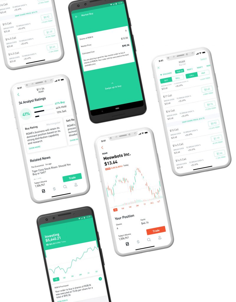 RobinHood trading gratuit