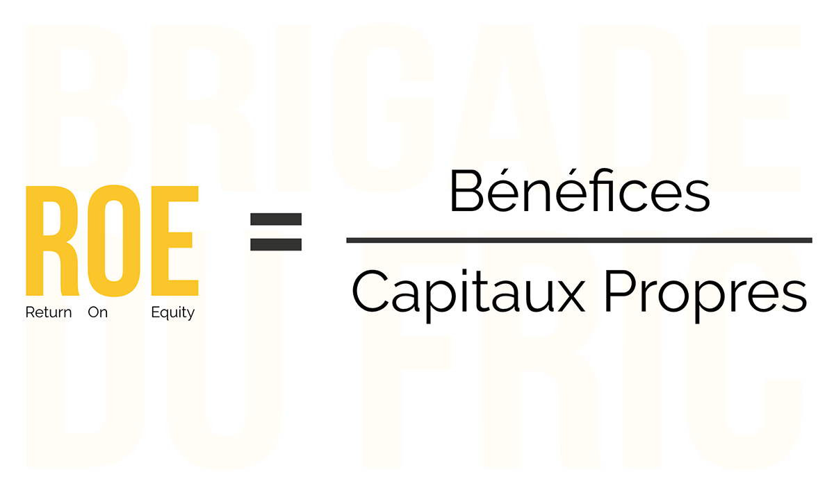 Calcul de la rentabilité des capitaux propres