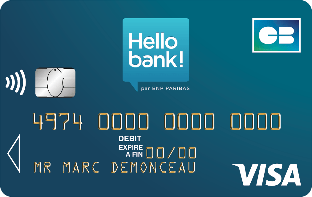 Carte classique Hello bank