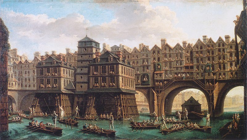 Joute pont au change de Raguenet - 1751